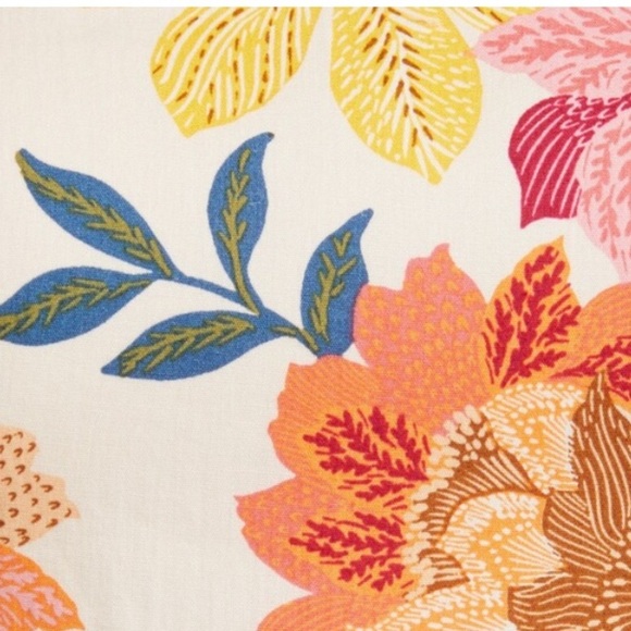 Vince Camuto Floral Off the Shoulder Stretch Cotton Dress NEW - Picture 7 of 10